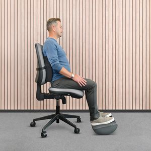 Produktbild für Rückenstütze Fellowes Breyta Komfort, aus Stoff, waschbar