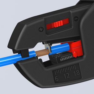 Produktbild für Abisolierzange Knipex ComStrip, 12 62 180