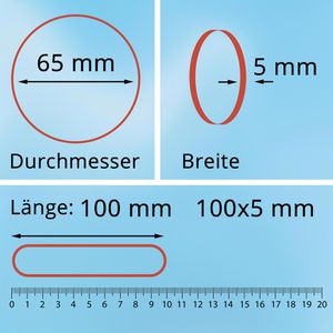 Produktbild für Gummibänder Alco 754