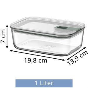 Produktbild für Frischhaltedose Mepal EasyClip, aus Glas