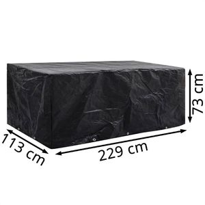 Produktbild für Gartenmöbel-Abdeckung vidaXL 41639, schwarz