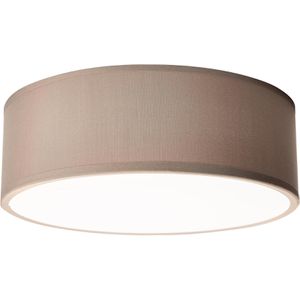 Deckenleuchte EinLicht Fabric, braun, E27-Fassung