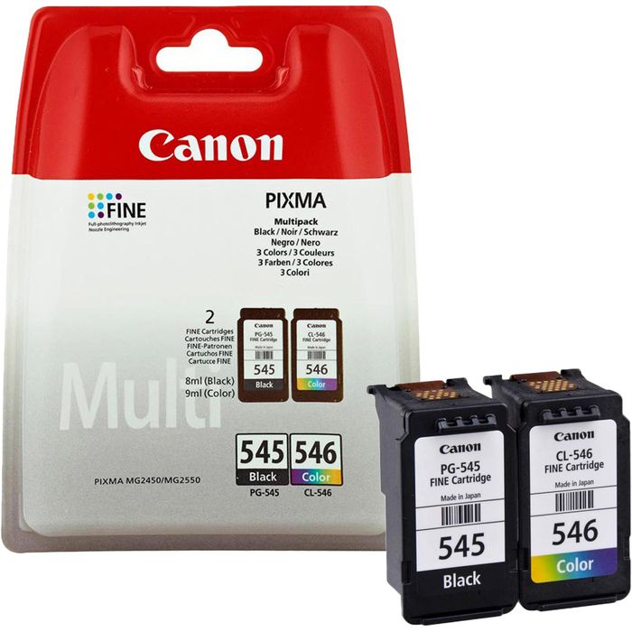 Canon PG-545 + CL-546 schwarz +color Tintenpatrone - Böttcher AG