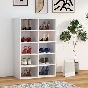 Produktbild für Schuhregal VCM Hinsol M, aus Holz