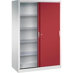 Produktbild für Werkzeugschrank CP-Möbel 2069-00, aus Metall, grau / rot