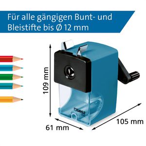 Produktbild für Spitzmaschine Dahle 155, mit Kurbel