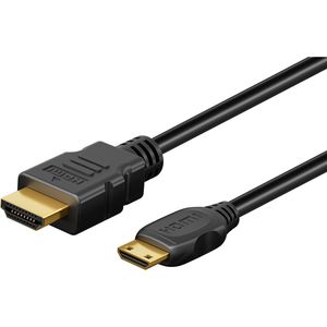 Produktbild für HDMI-Kabel Goobay 74429 Mini-HDMI 2.1, vergoldete Stecker