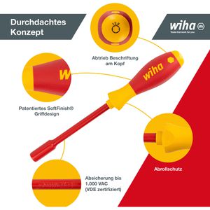Produktbild für Schraubendreher Wiha SoftFinish electric 29466, Set