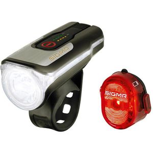 Fahrradlicht Sigma Aura 80 USB + Nugget II