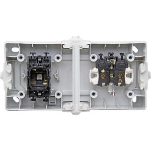 Produktbild für Steckdose Kopp Nautic, IP44, Aufputz