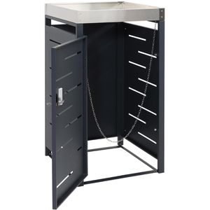 Produktbild für Mülltonnenbox Mendler HWC-H40, Metall