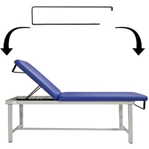 Produktbild für Behandlungsliege Teqler T146552, aus Metall, dunkelblau