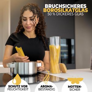 Produktbild für Vorratsglas Clidor mit Bambusdeckel