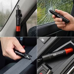Produktbild für Nothammer Heyner LifeRescue PRO, rot, 2 in 1 Fluchtwerkzeug