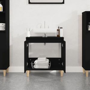 Produktbild für Waschbeckenunterschrank vidaXL 821253, stehend