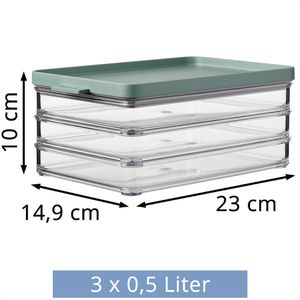 Produktbild für Aufschnittbox Mepal Omnia Kühlschrankdose, aus Kunststoff