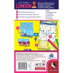 Produktbild für Kartenspiel Pegasus-Spiele 57140G, Next Station London