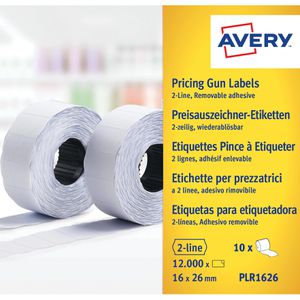Produktbild für Preisetiketten Zweckform PLR1626, weiß
