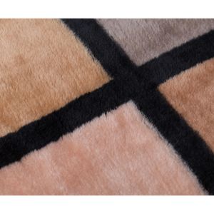 Produktbild für Kuscheldecke Gözze Antigua Cashmere Feeling, taupe/creme/braun