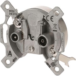 Produktbild für Antennendose Busch-Jaeger 0231-102, 14 dB, für SAT, TV, BK