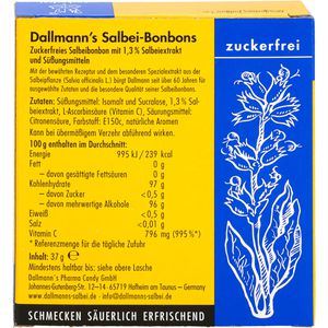 Produktbild für Kräuterbonbons Dallmanns Salbei-Bonbons mit Vitamin C