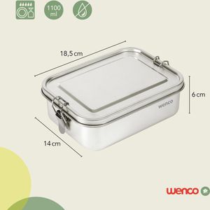 Produktbild für Lunchbox wenco 555654, Edelstahl
