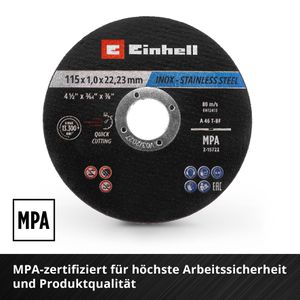 Produktbild für Trennscheibe Einhell 711525, Bohrungs-Ø 22,23 mm