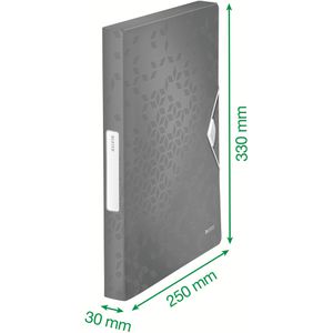 Produktbild für Heftbox Leitz WOW, 4629-00-51, aus Kunststoff, A4