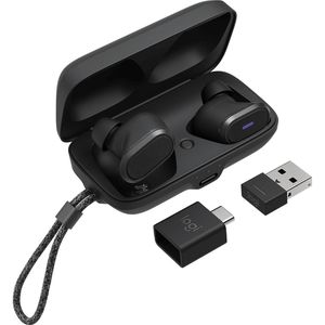 Produktbild für Headset Logitech Zone True Wireless, mit Ladecase