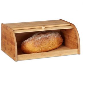 Brotkasten Relaxdays 10016656, Bambus