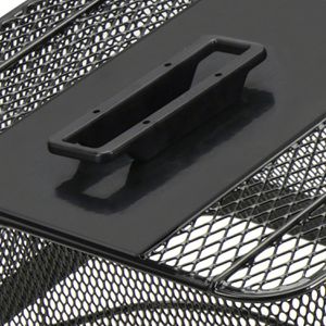 Produktbild für Fahrradkorb KLICKfix Citymax GTA, schwarz, aus Metall, 24l