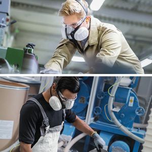 Produktbild für Atemschutzmaske Dräger Halbmaske 3300 Handwerker
