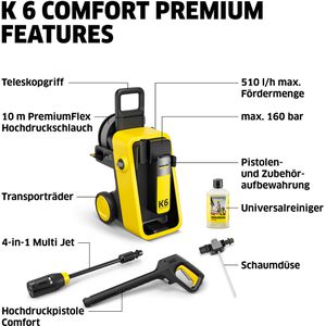 Produktbild für Hochdruckreiniger Kärcher K6 Comfort Premium