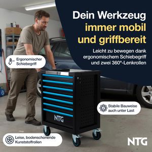 Produktbild für Werkzeugwagen NTG WZW.7290, bestückt