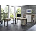 Schrank... eiche/weiß, Tabor BMG-Möbel Schreibtisch, Rollcontainer, 6-teilig, 1, Büromöbel-Set Office AG Böttcher –