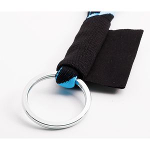 Produktbild für Schlüsselband Webbomb Tubular, blau/schwarz