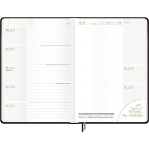 Produktbild für Schülerkalender Häfft Timer Dainty Flower, Schuljahr 2025/2026