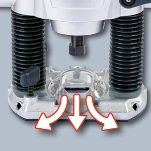 Produktbild für Oberfräse Einhell TC-RO 1155 E, 4350470, Netzbetrieb, 1100 W
