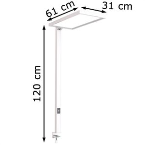Produktbild für Schreibtischlampe LEDmaxx Luka Up &amp; Down, weiß, LED, dimmbar