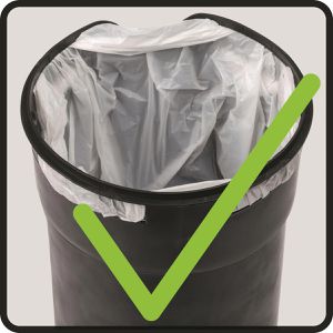 Produktbild für Mülleimer Wenko Leman, weiß