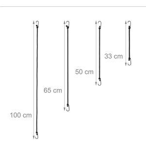 Produktbild für Gepäckspanner Relaxdays 10044828, mit Haken