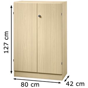 Produktbild für Aktenschrank Hammerbacher H-Serie, aus Holz
