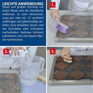 Produktbild für Steinreiniger Mellerud Stein + Platten Grundreiniger säurefrei