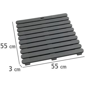 Produktbild für Duschmatte Wenko Duschrost Indoor &amp; Outdoor, 55 x 55 cm