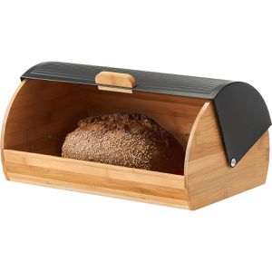 Produktbild für Brotkasten Zeller 25365, Bambus / Metall