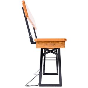 Produktbild für Bierzeltgarnitur RUKU1952 205467 Kiefer / schwarz