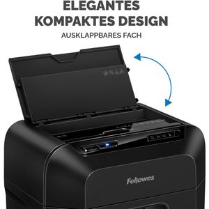 Produktbild für Aktenvernichter Fellowes 4621501 AutoMax 80M, mit Rollen