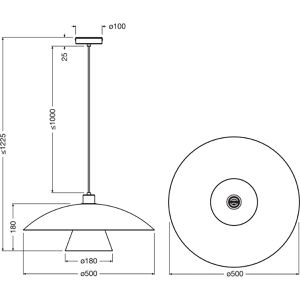 Produktbild für Pendelleuchte OSRAM Decor Flying Mushroom, mit E27-Fassung