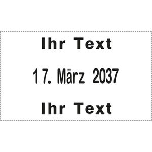 Produktbild für Datumstempel Trodat Printy 4750, schwarz, selbstfärbend