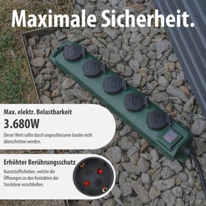 Produktbild für Steckdosenleiste Brennenstuhl Super-Solid SL554 5m